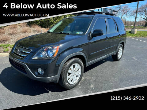 2005 Honda CR-V for sale at 4 Below Auto Sales in Willow Grove PA