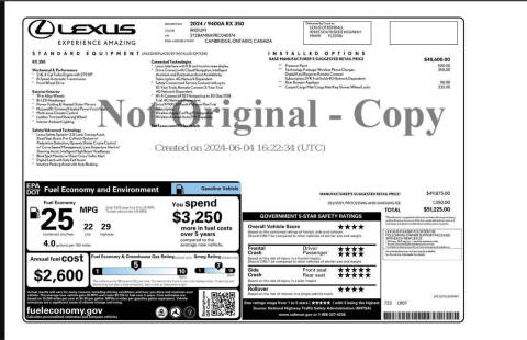 2024 Lexus RX 350