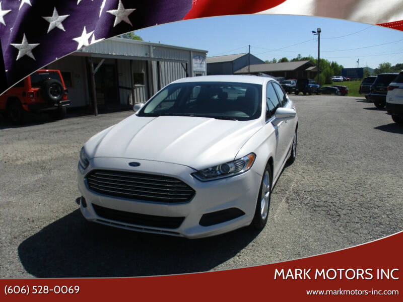 2014 Ford Fusion for sale at Mark Motors Inc in Gray KY