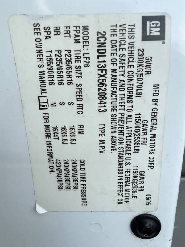 2005 Chevrolet Equinox LS