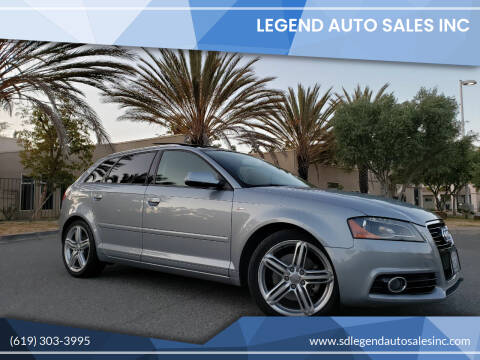 2012 Audi A3 for sale at Legend Auto Sales Inc in Lemon Grove CA