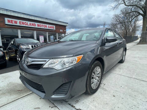 2012 Toyota Camry for sale at New England Motor Cars in Springfield MA