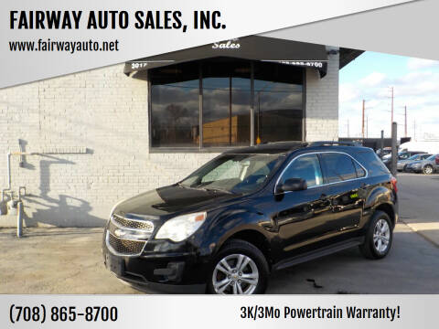 2011 Chevrolet Equinox for sale at FAIRWAY AUTO SALES, INC. in Melrose Park IL