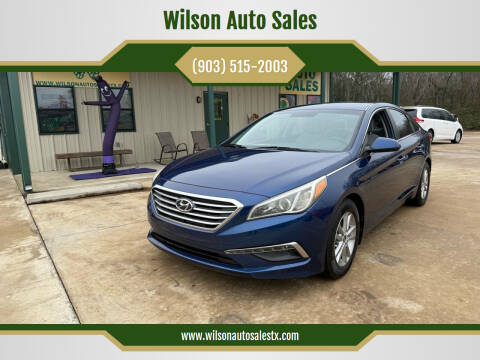 2015 Hyundai Sonata for sale at Wilson Auto Sales in Chandler TX