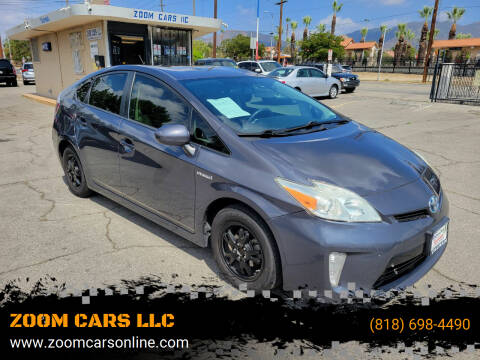 2013 Toyota Prius for sale at ZOOM CARS LLC in Sylmar CA