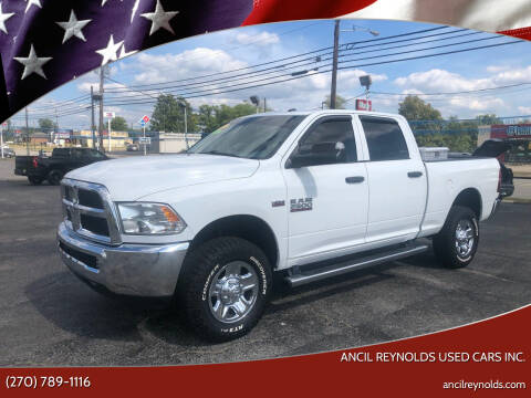 2017 RAM 2500 for sale at Ancil Reynolds Used Cars Inc. in Campbellsville KY