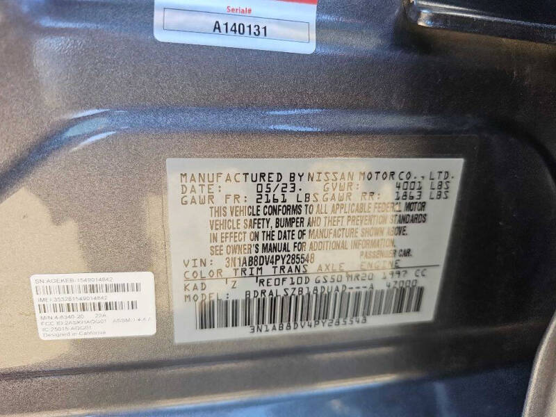 2023 Nissan Sentra SR