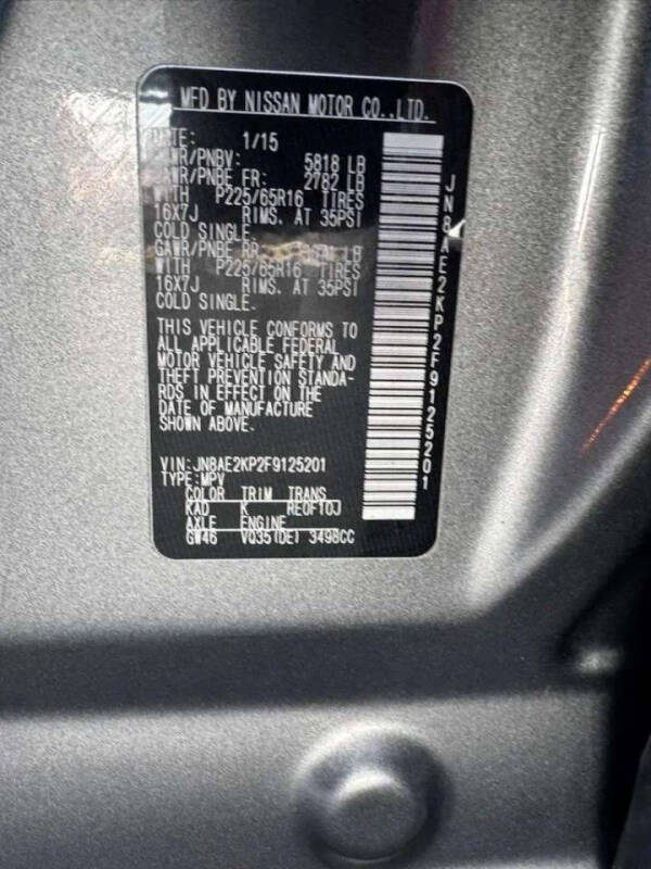 2015 Nissan Quest 3.5 SV