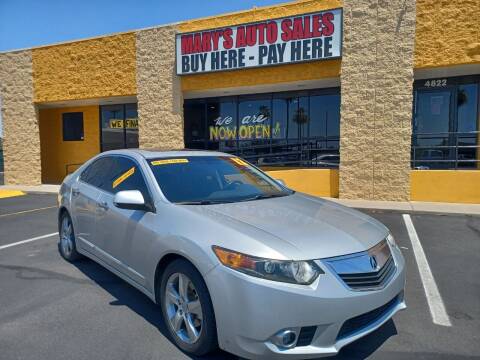 2012 Acura TSX for sale at Marys Auto Sales in Phoenix AZ