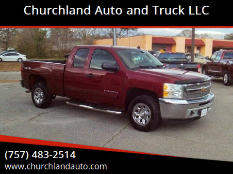 2013 Chevrolet Silverado 1500 for sale at Churchland Auto and Truck LLC in Portsmouth VA