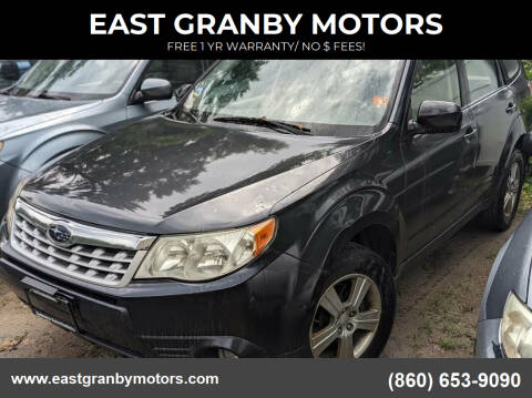 2013 Subaru Forester for sale at EAST GRANBY MOTORS in East Granby CT