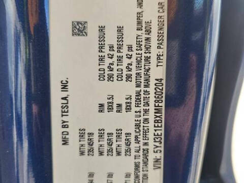 2021 Tesla Model 3 Long Range