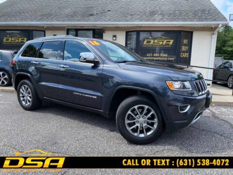 2016 Jeep Grand Cherokee for sale at DSA Motor Sports Corp in Commack NY