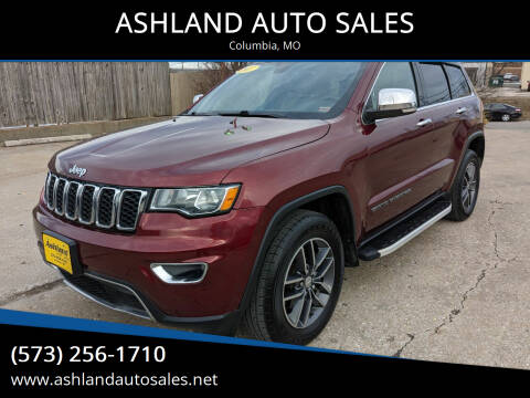 2017 Jeep Grand Cherokee for sale at ASHLAND AUTO SALES in Columbia MO