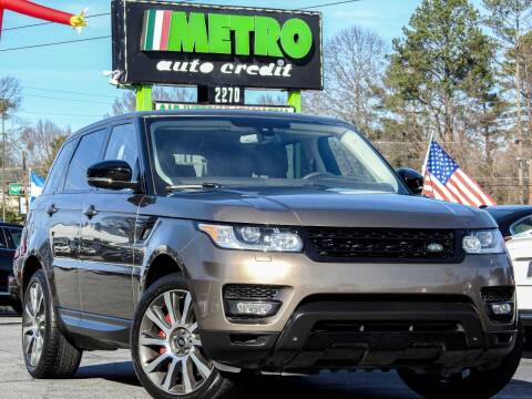 2014 Land Rover Range Rover Sport for sale at Metro Auto Credit in Smyrna GA