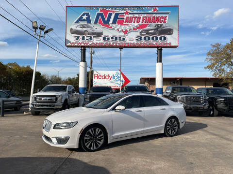 2019 Lincoln MKZ Hybrid for sale at ANF AUTO FINANCE in Houston TX