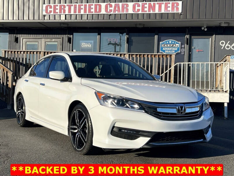 2017 Honda Accord for sale at CERTIFIED CAR CENTER in Fairfax VA