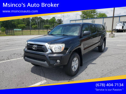 2015 Toyota Tacoma for sale at Msinco's Auto Broker in Snellville GA