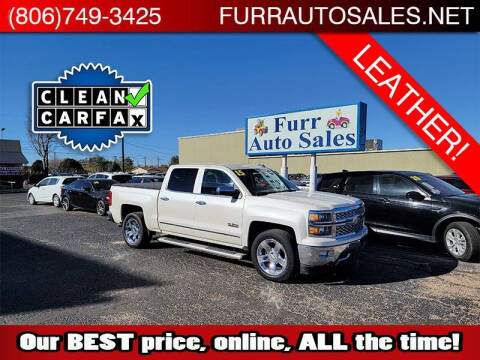 2015 Chevrolet Silverado 1500 for sale at FURR AUTO SALES in Lubbock TX