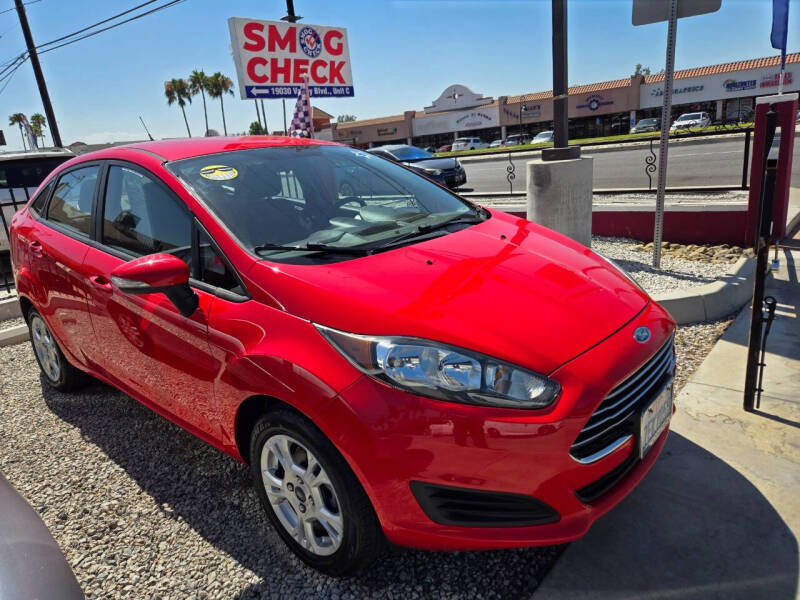 2014 Ford Fiesta for sale at E and M Auto Sales in Bloomington CA