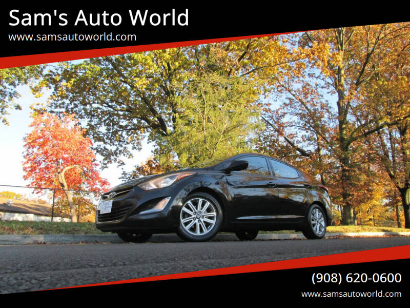 2014 Hyundai Elantra for sale at Sam's Auto World in Roselle NJ