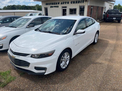 2017 Chevrolet Malibu for sale at southern auto credit in Grenada MS