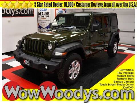 2022 Jeep Wrangler Unlimited for sale at WOODY'S AUTOMOTIVE GROUP in Chillicothe MO