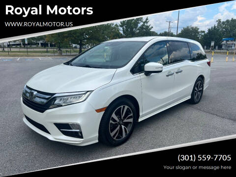 2018 Honda Odyssey for sale at Royal Motors in Hyattsville MD