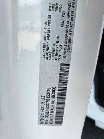2024 RAM ProMaster