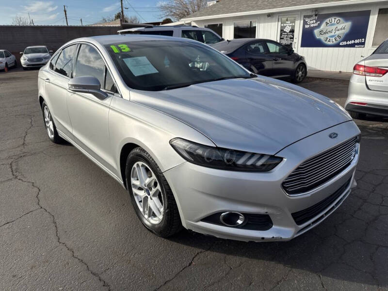 2013 Ford Fusion for sale at Robert Judd Auto Sales in Washington UT