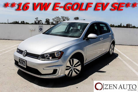 2016 Volkswagen e-Golf SE