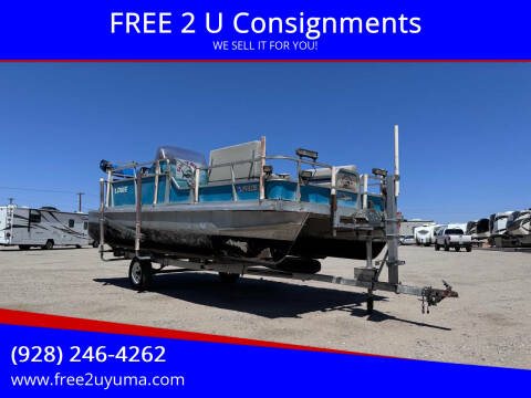 1989 Lowe Boats Pontoon 19 for sale at FREE 2 U Consignments in Yuma AZ