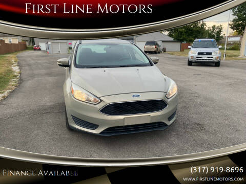 2016 Ford Focus for sale at First Line Motors in Brownsburg IN