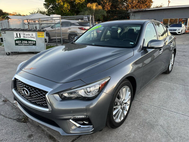 2021 Infiniti Q50 for sale at P J Auto Trading Inc in Orlando FL