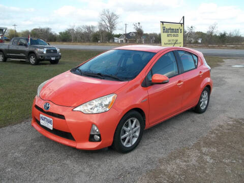 2014 Toyota Prius c for sale at Hartman's Auto Sales in Victoria TX