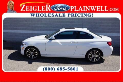 2016 BMW 2 Series for sale at Zeigler Ford of Plainwell- Jeff Bishop in Plainwell MI