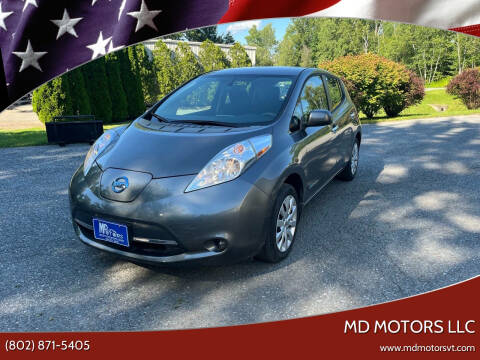 2017 Nissan LEAF for sale at MD Motors LLC in Williston VT