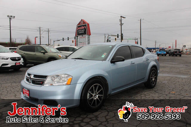 2013 Dodge Avenger for sale at Jennifer's Auto Sales & Service in Spokane Valley, WA