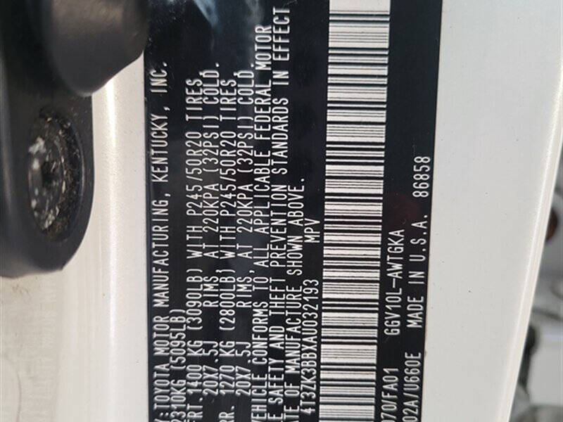 2010 Toyota Venza FWD V6