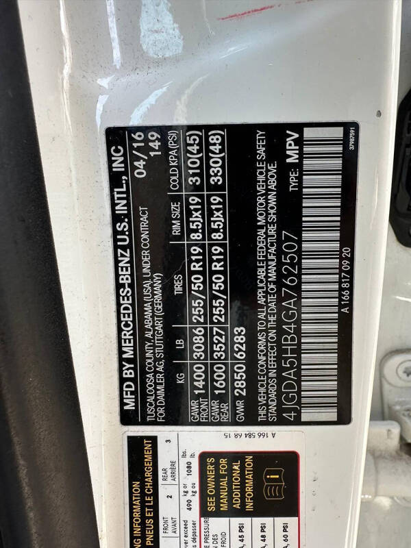 2016 Mercedes-Benz GLE GLE 350 4MATIC