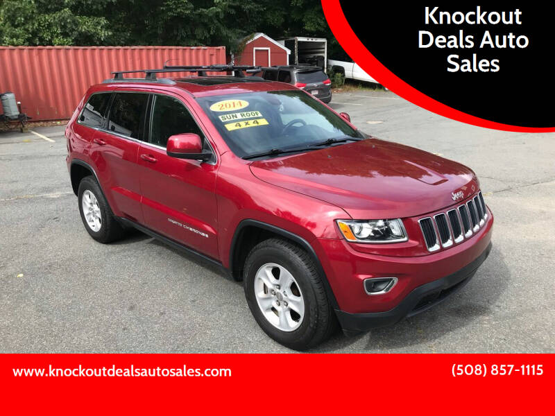 2014 Jeep Grand Cherokee for sale at Knockout Deals Auto Sales in West Bridgewater MA