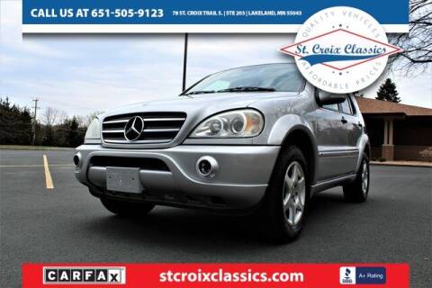 2002 Mercedes-Benz M-Class for sale at St. Croix Classics in Lakeland MN