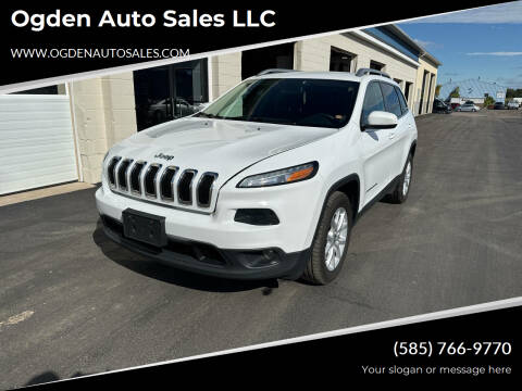 2018 Jeep Cherokee for sale at Ogden Auto Sales LLC in Spencerport NY