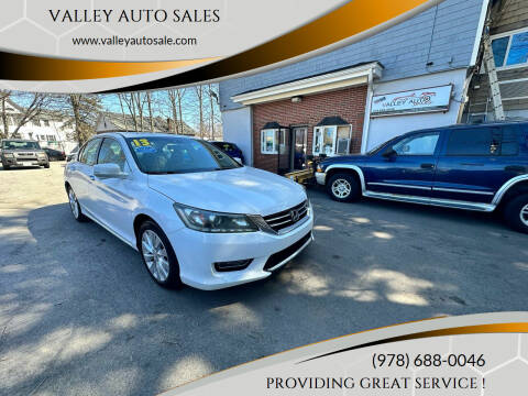 2013 Honda Accord for sale at VALLEY AUTO SALES in Methuen MA