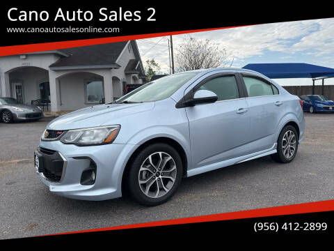 2018 Chevrolet Sonic for sale at Cano Auto Sales 2 in Harlingen TX