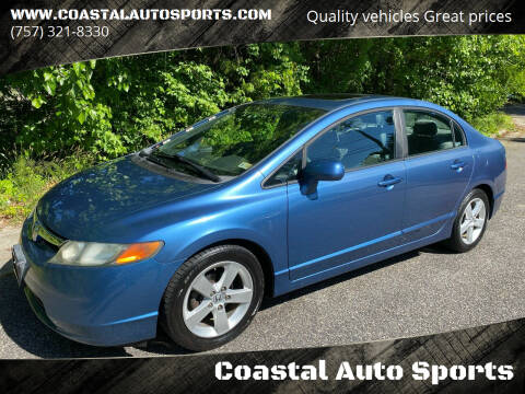 2008 Honda Civic for sale at Coastal Auto Sports in Chesapeake VA