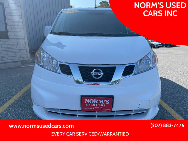 2017 Nissan NV200 for sale at NORM'S USED CARS INC in Wiscasset ME