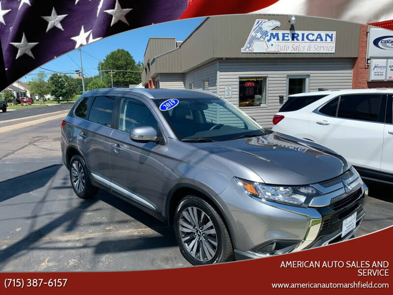 2019 Mitsubishi Outlander for sale at AMERICAN AUTO SALES AND SERVICE in Marshfield WI