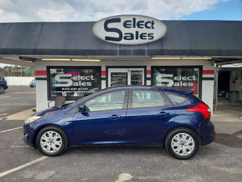 2012 Ford Focus for sale at Select Sales LLC in Little River SC
