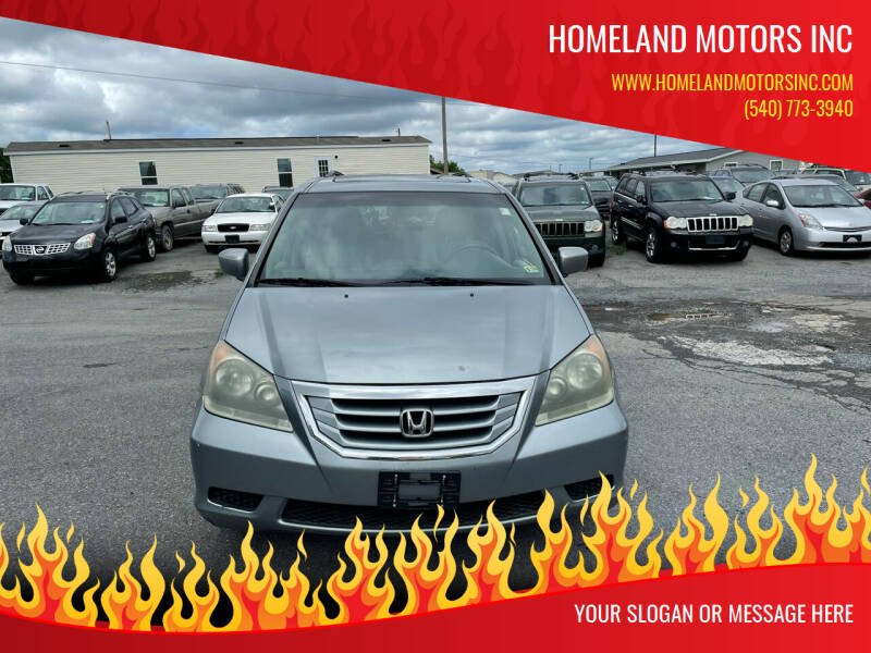 2008 Honda Odyssey for sale at Homeland Motors INC in Winchester VA